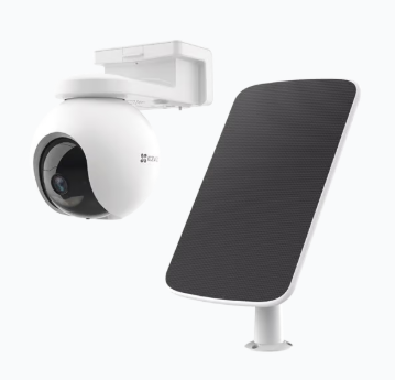 Kit de Cámara de Batería Recargable y Panel Solar CS-HB8/K