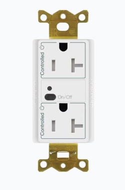 CAR2S20STRWH Receptáculo con señal inalámbrica, iluminación