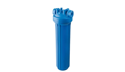 PORTAFILTRO AZUL DP BIG 20 MONO 1 1/2" NPT IN AB, PORTAFILTROS