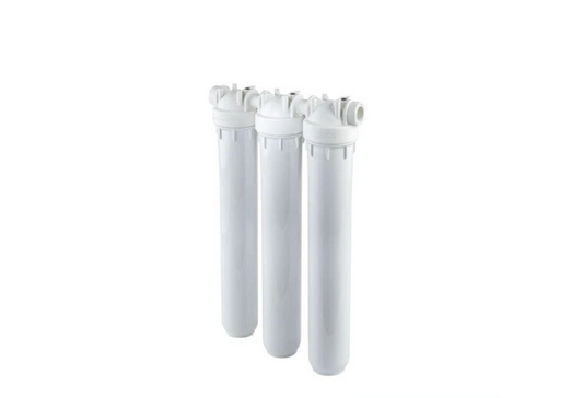 PORTAFILTRO TRIO BLANCO DP 20 TRIO 3/4" 1"NPT IN BW, PORTAFILTROS
