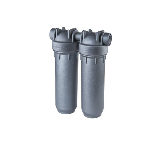 PORTAFILTRO GRIS DP 10 DUO 3/4" NPT IN SANIC BG PORTAFILTROS