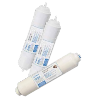 Filtros en línea Polyspun, Carbón Activado y Membrana UF, puntos de uso