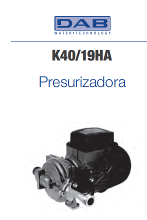 Bomba presurizadora, K40/19HA