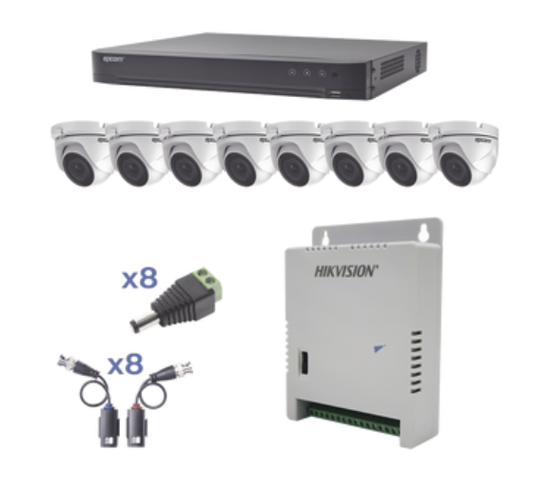 KIT TurboHD 1080p  DVR 8 Canales KEVTX8T8EW