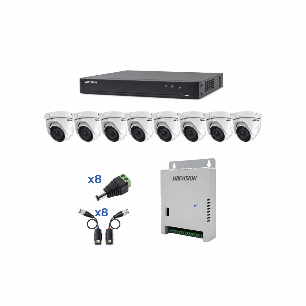 KIT TurboHD 1080p  DVR 8 Canales KEVTX8T8EW