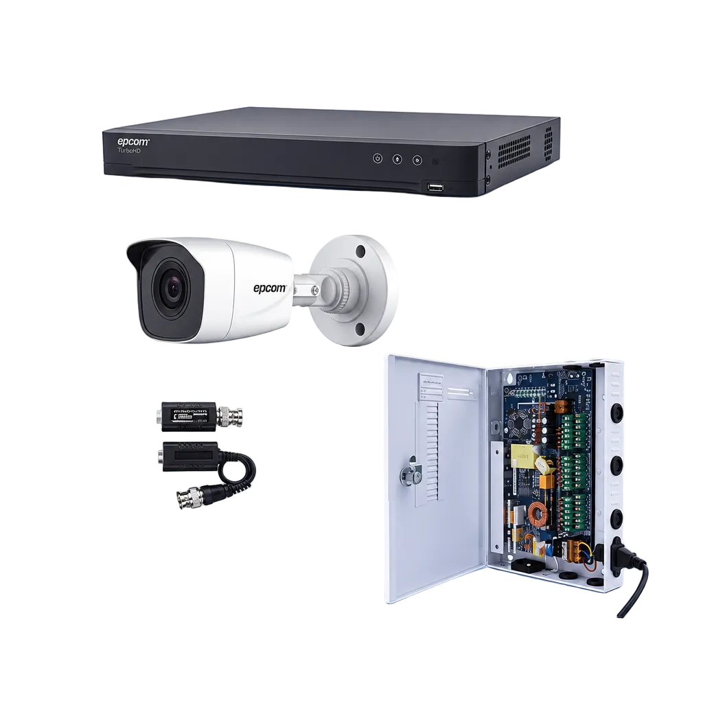 KIT TurboHD 1080p / DVR 16 Canales, KEVTX8T16BW