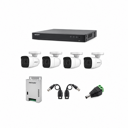KIT TurboHD 1080p / DVR 4 Canales KEVTX8T4BW/A