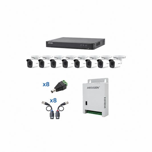 KIT TurboHD 1080p / DVR 8 Canales KEVTX8T8BW