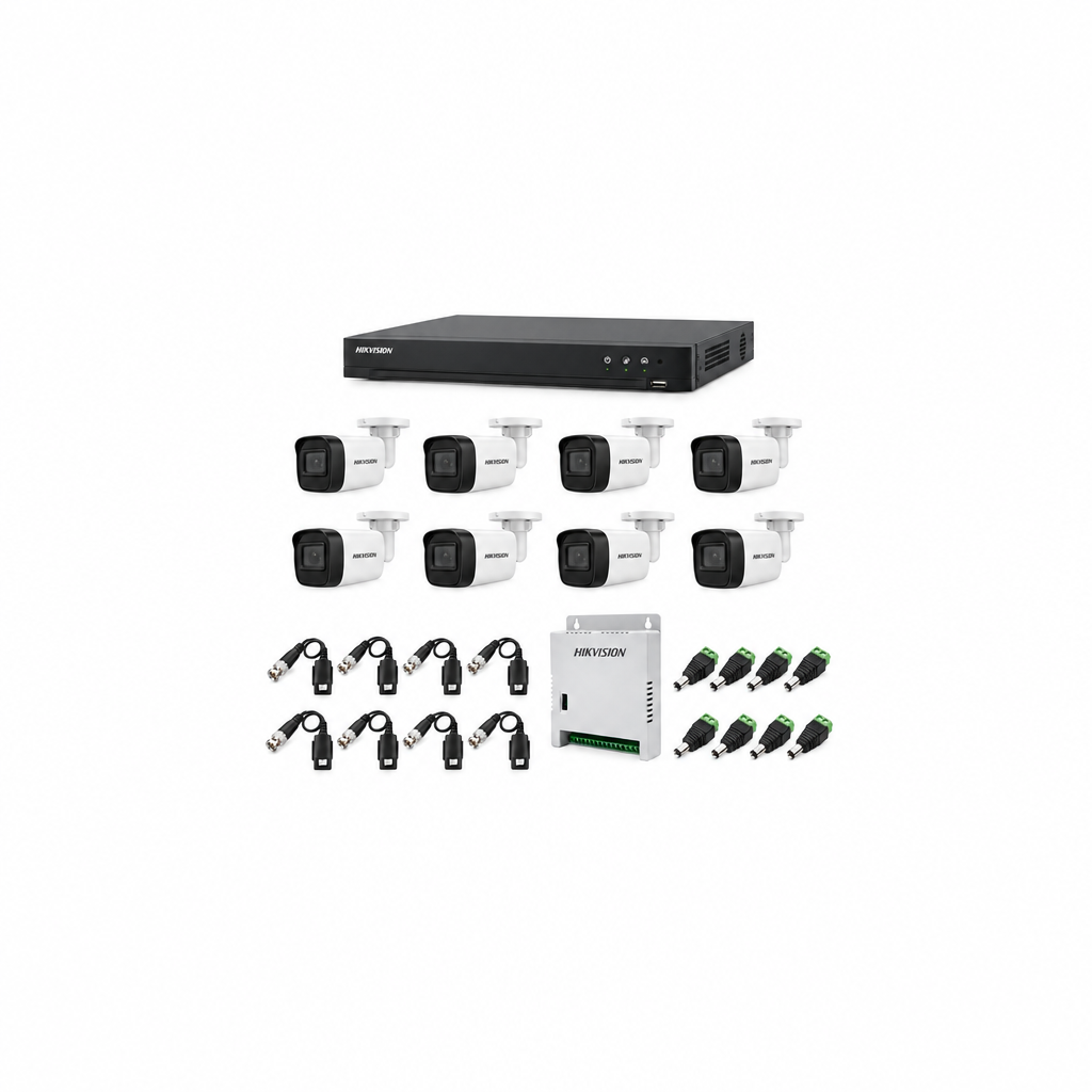 KIT TurboHD 1080p / DVR 8 Canales KH1080P8BW