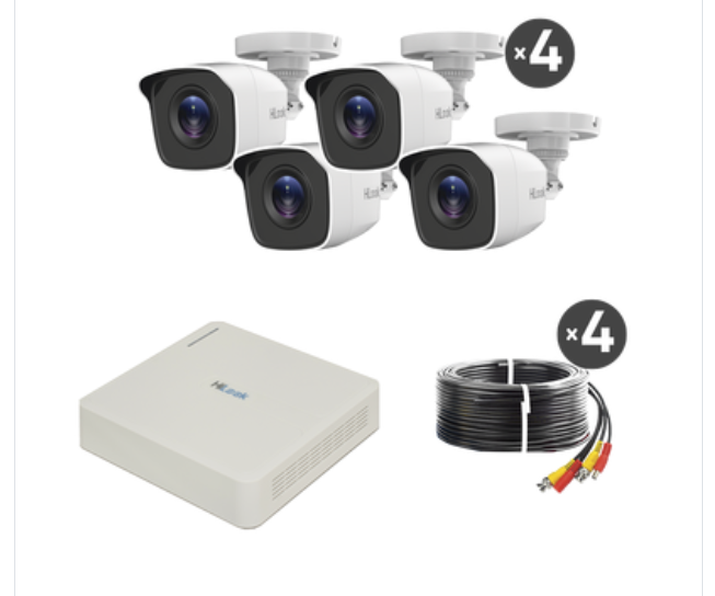 KIT TurboHD 720p / DVR 4 canales KIT7204BP(C)