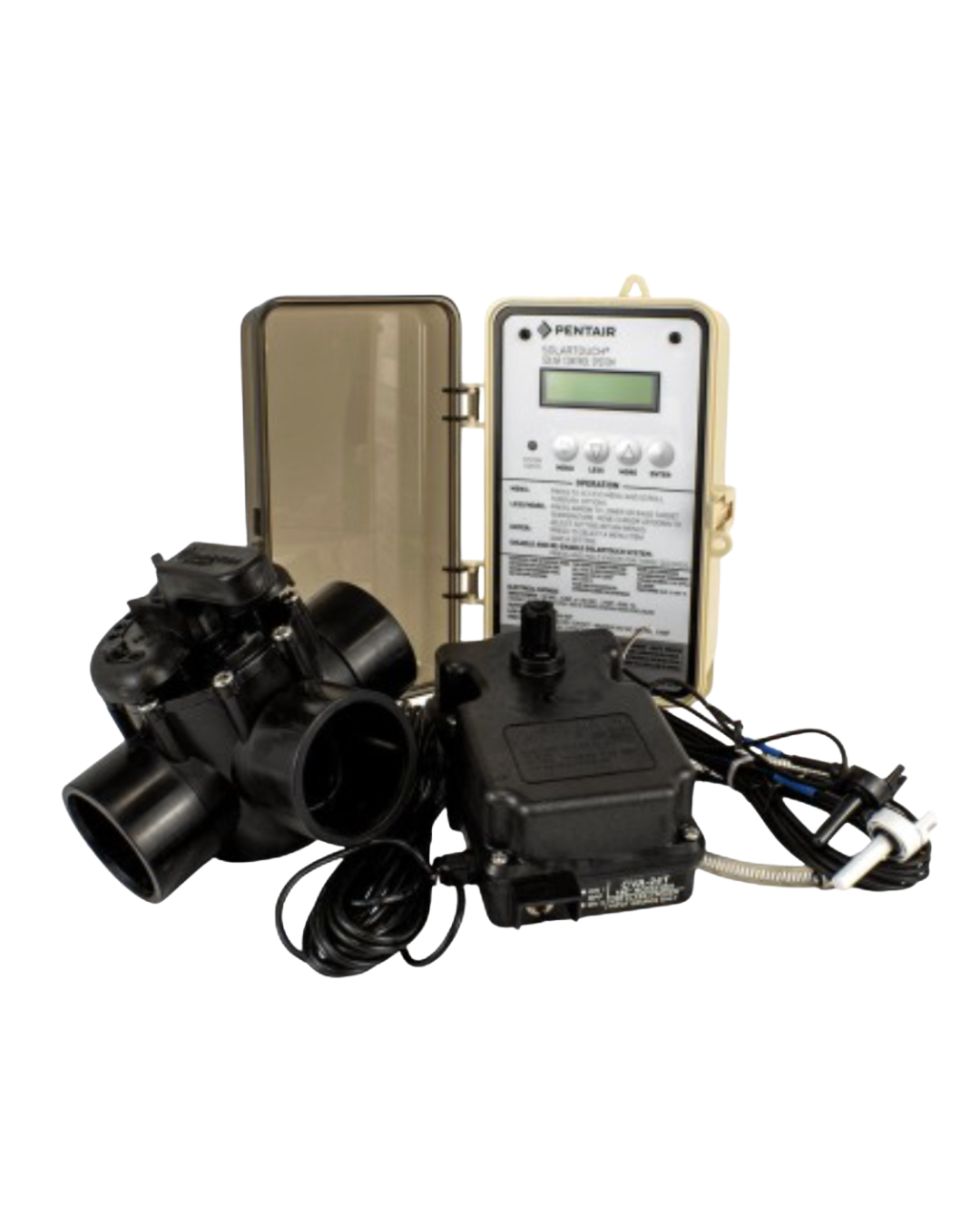 Kit Controlador Solar Pentair Actuador Sensores Y Valvula 3v Solartouch W/NON SOLAR 3WAY VLV,521632,Pentair