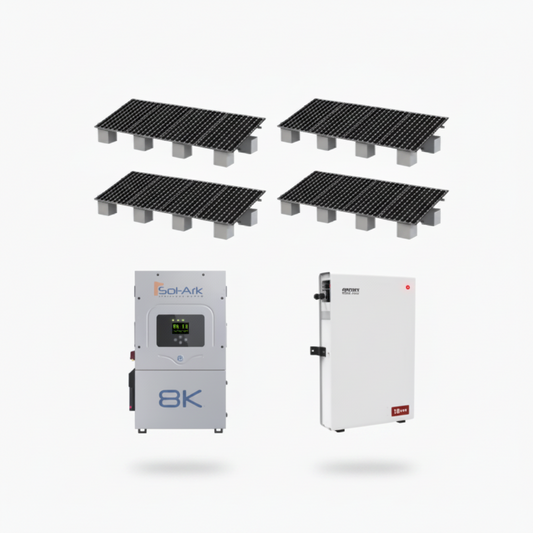 Kit Hibrido con Interconexión a la Red Eléctrica KITHYBRID8KSOL, Electricidad