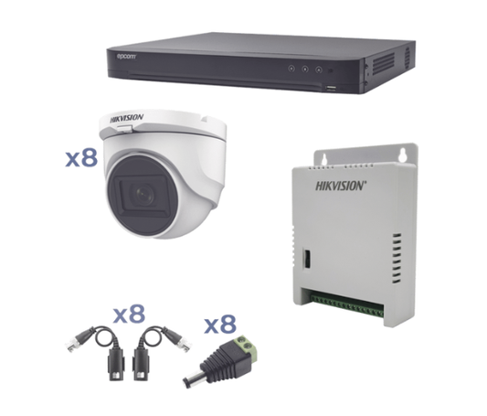 Kit TURBOHD 1080p / DVR 8 Canales KH1080P8DW
