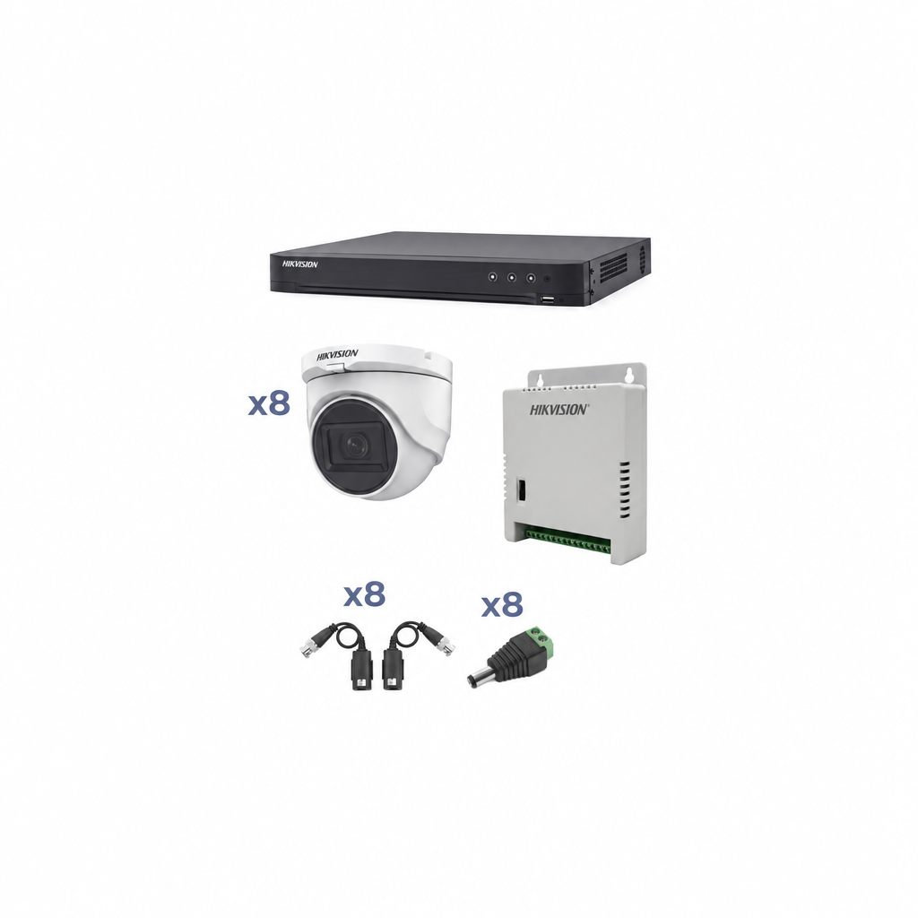 Kit TURBOHD 1080p / DVR 8 Canales KH1080P8DW