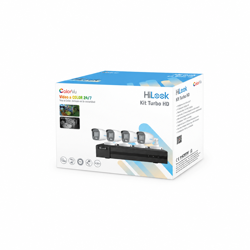 Kit TurboHD 1080p / DVR 4 Canales HL-1080-CV/A