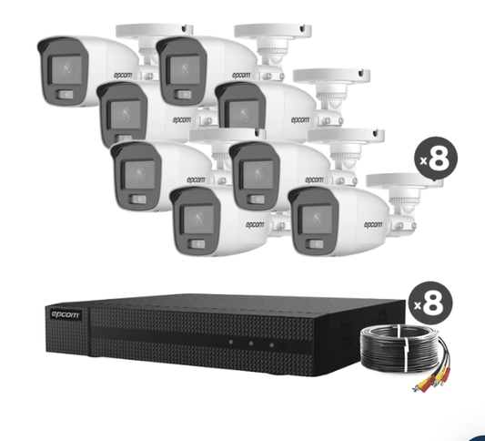 Kit TurboHD 1080p / DVR 8 Canales B8-KIT8-CV/A