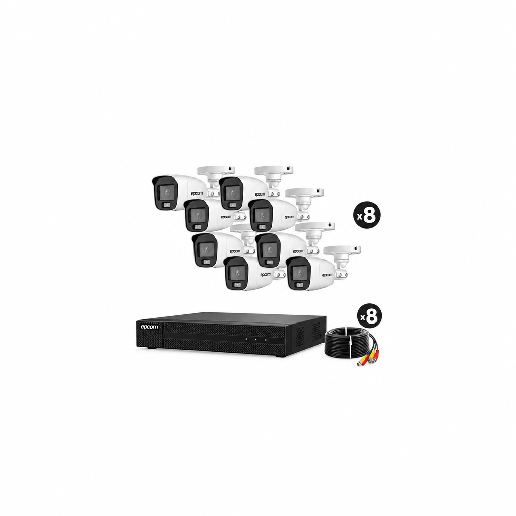 Kit TurboHD 1080p / DVR 8 Canales B8-KIT8-CV/A