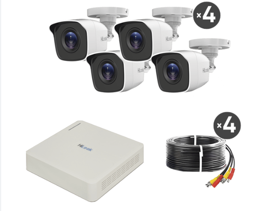 Kit TurboHD 720p / DVR 4 canales KIT7204BM(C)