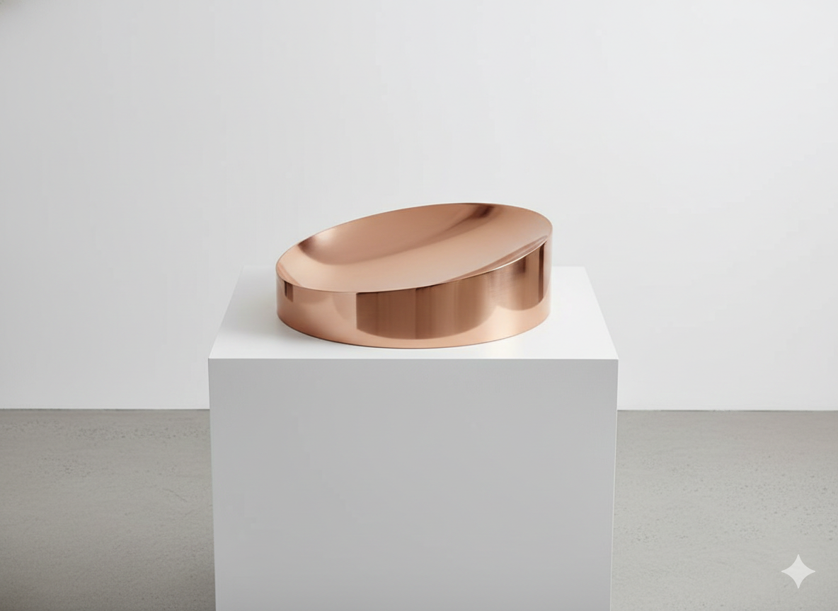 Lavabo de cobre Fluido, LV-CA-004