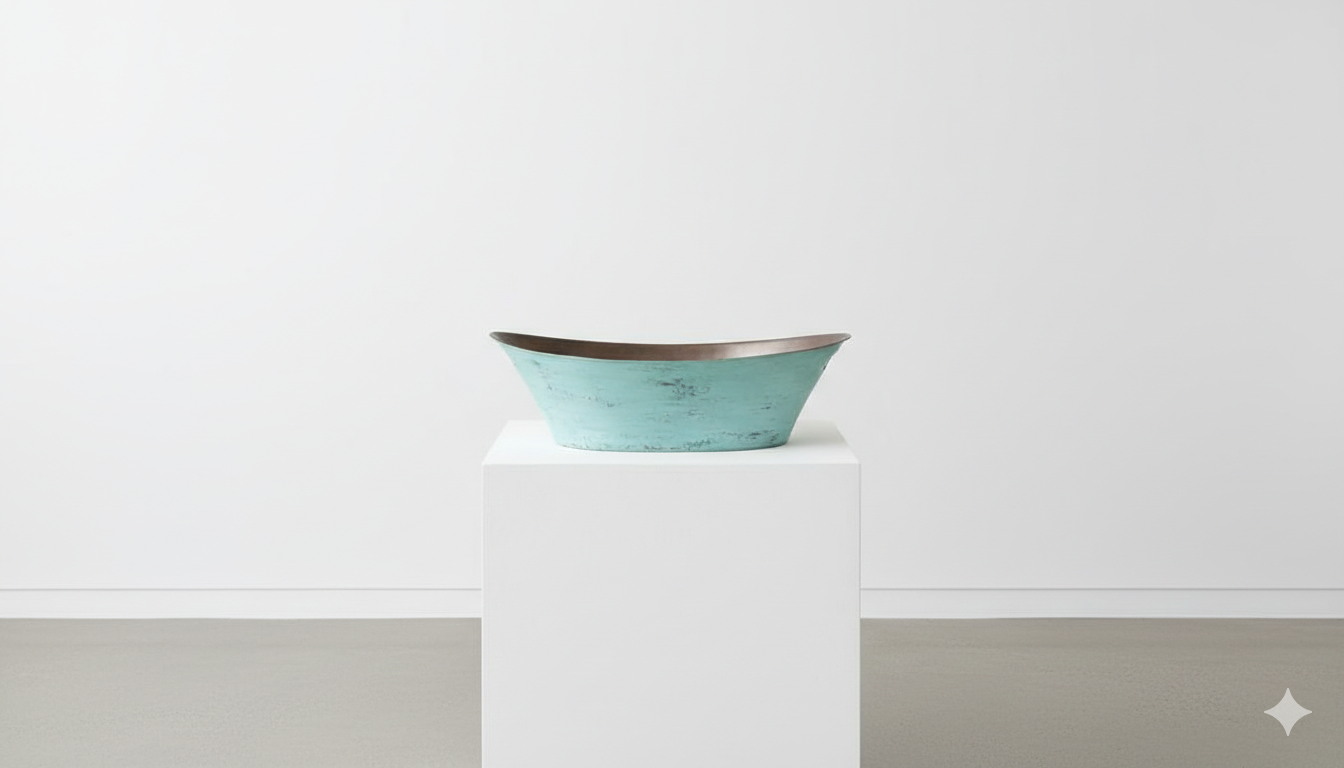 Lavabo de cobre Vergel, LV-CA-006