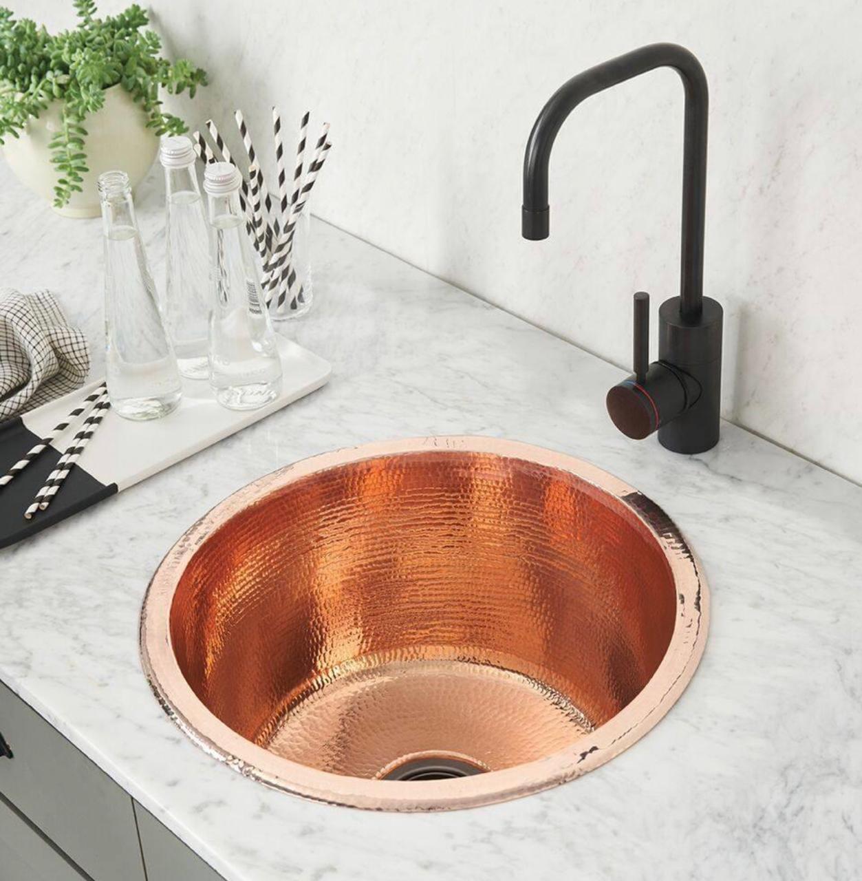 Lavabo de cobre Vértice, LV-CA-007