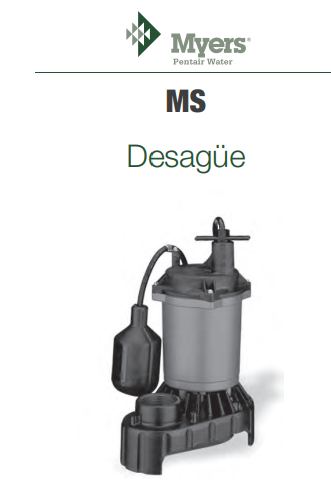 Bomba sumergible de desagüe MS