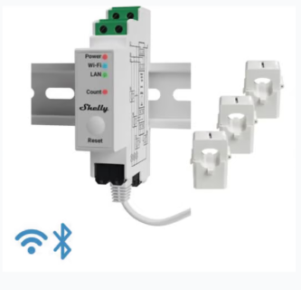 Medidor Trifásico de Corriente Alterna / WIFI, SHELLYPRO3EM Electricidad