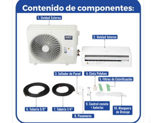 Minisplit WiFi Inverter CHI-R32-24K-220