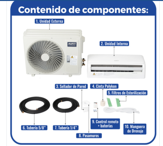 Minisplit WiFi Inverter CHI-R32-30K-220