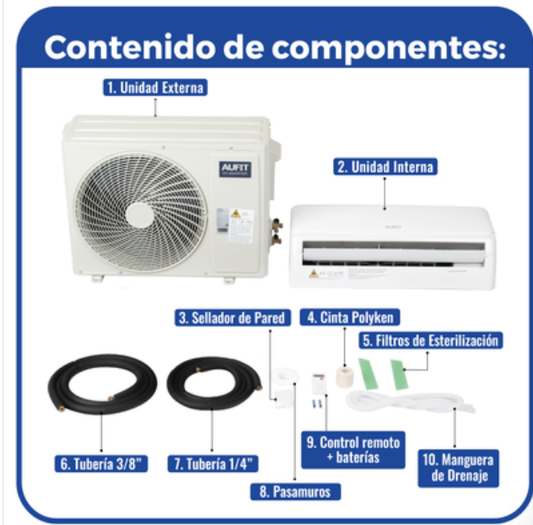 Minisplit WiFi inverter  CHI-R32-12K-110