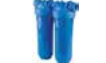 PORTAFILTRO DOBLE AZUL DP 20 DUO 3/4" 1" NPT IN AB, PORTAFILTROS