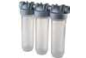 PORTAFILTRO TRANSPARENTE DP 10 TRIO 3/4" NPT IN SANIC TS, PORTAFILTROS
