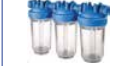 PORTAFILTRO TRIO TRANSPARENTE DP BIG 10 TRIO 1" NPT IN TS, PORTAFILTROS
