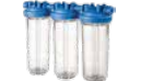 PORTAFILTRO TRIO TRANSPARENTE DP BIG 20 TRIO 1 1/2" NPT IN TS, PORTAFILTROS