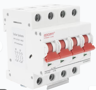 Protección Térmica 4P, 16A, Corriente Directa 1000 Vcc para Aplicación Fotovoltaica FPV634PC16