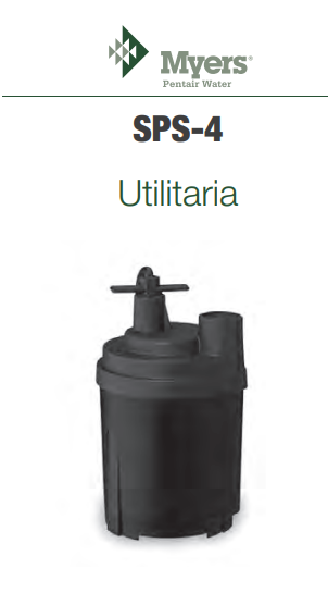 Bombas sumergibles de desagüe SPS-4