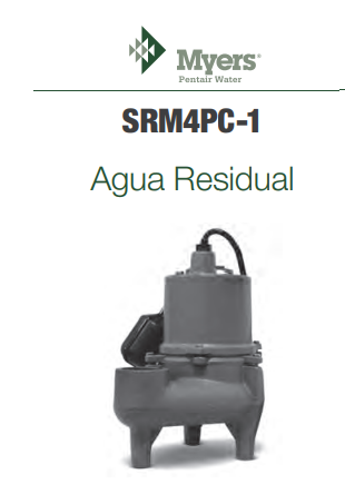 Bomba sumergible para aguas residuales SRM4PC-1
