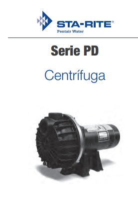 Bomba centrifuga, Serie PD