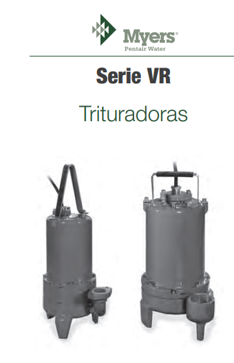 Bombas sumergibles trituradoras Serie VR