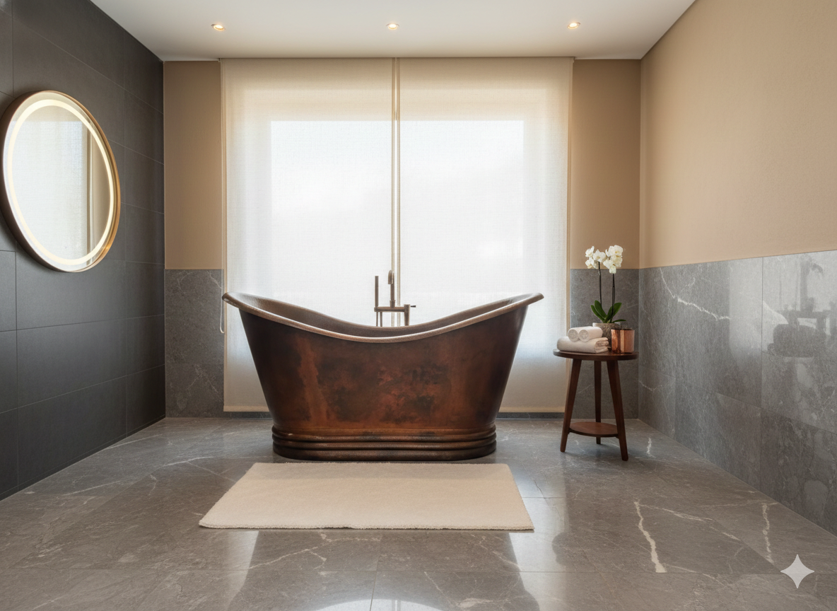 Tina de cobre Eterna, TC-AR-007