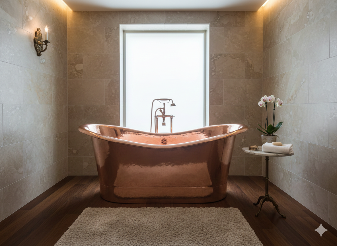 Tina de cobre Serena, TC-AR-003