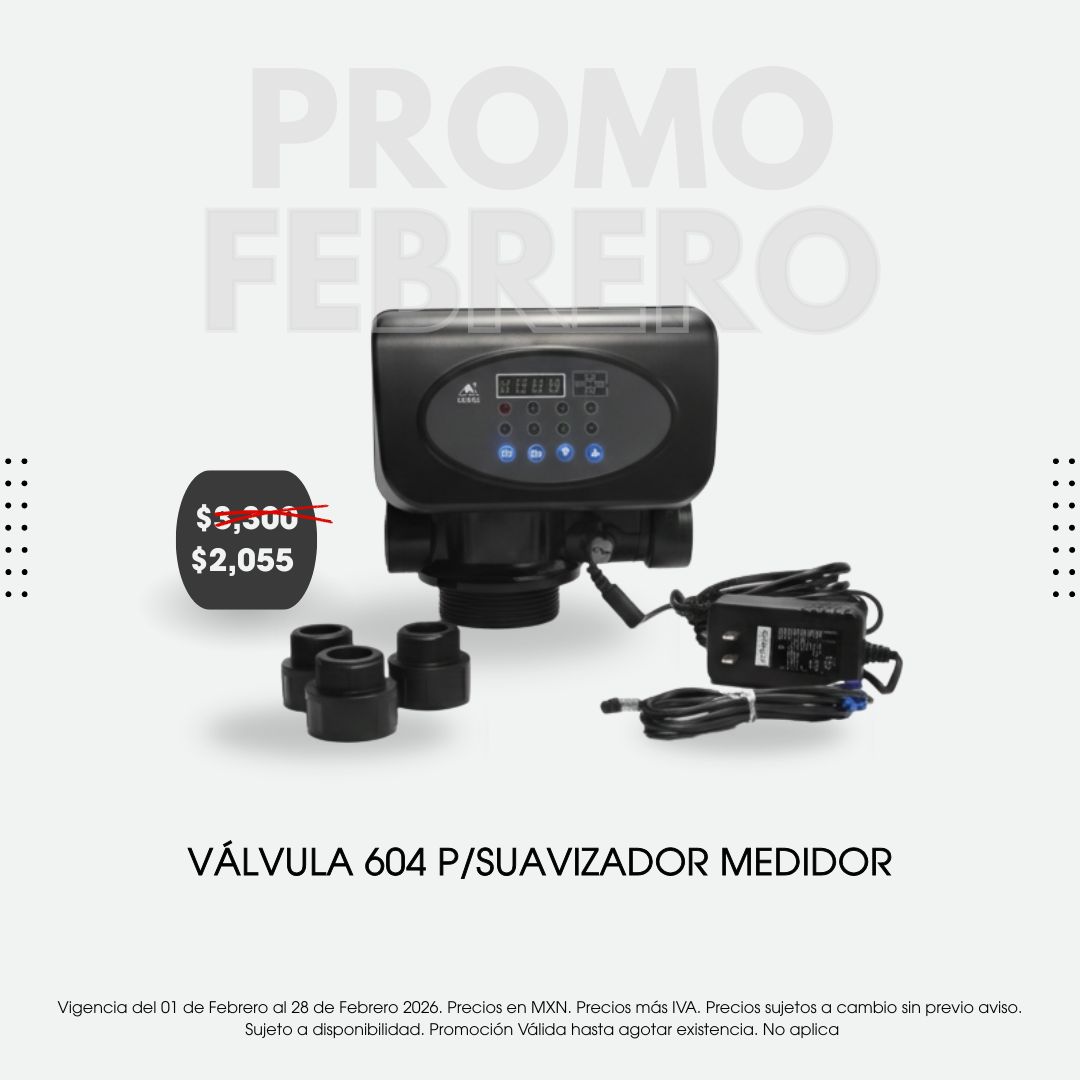Valvula 604 P/suavisador medidor, 610401