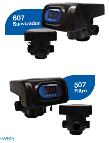 Válvulas Timer Digital 504 Filtro / 604 Suavizador Medidor
